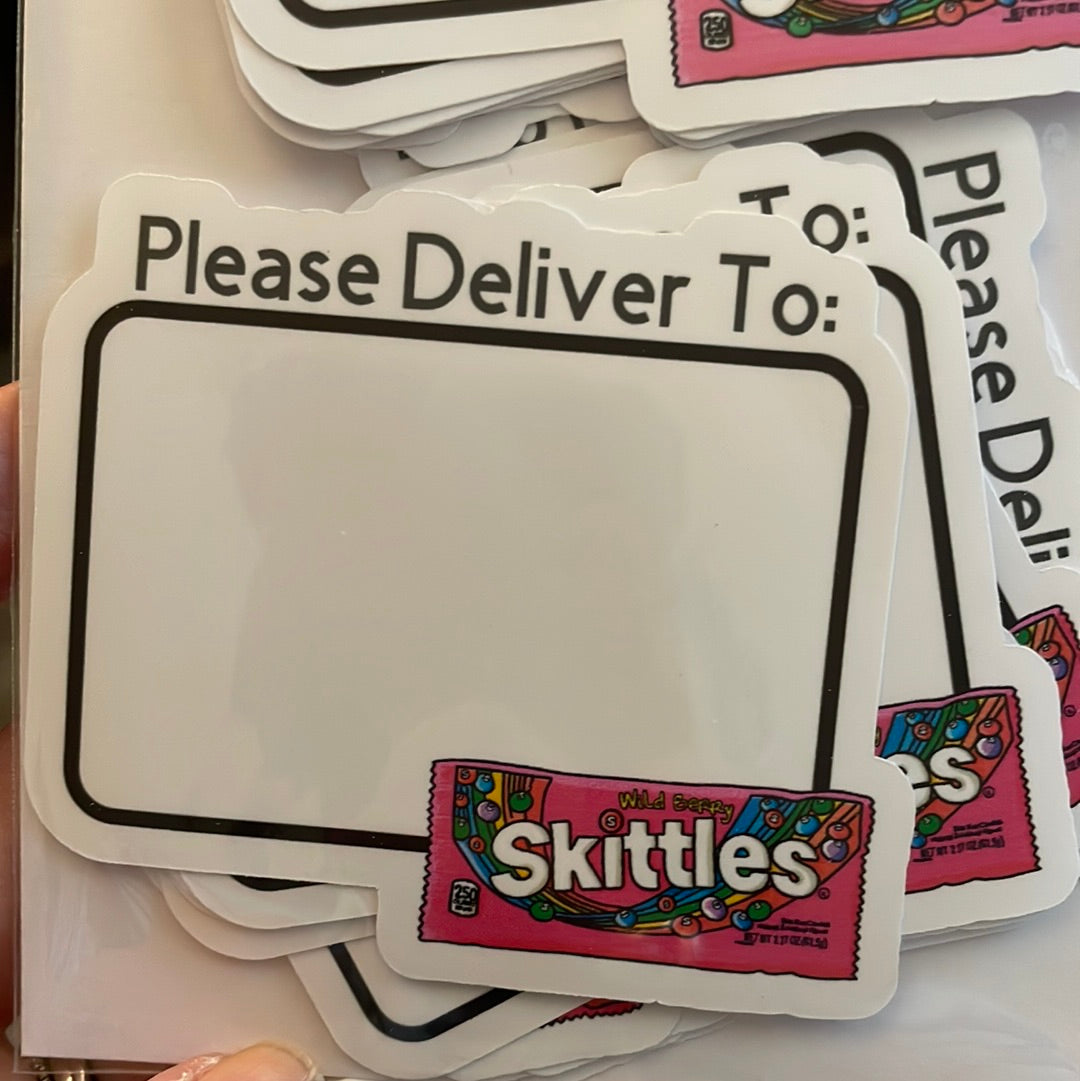 Skittles PDT labels!