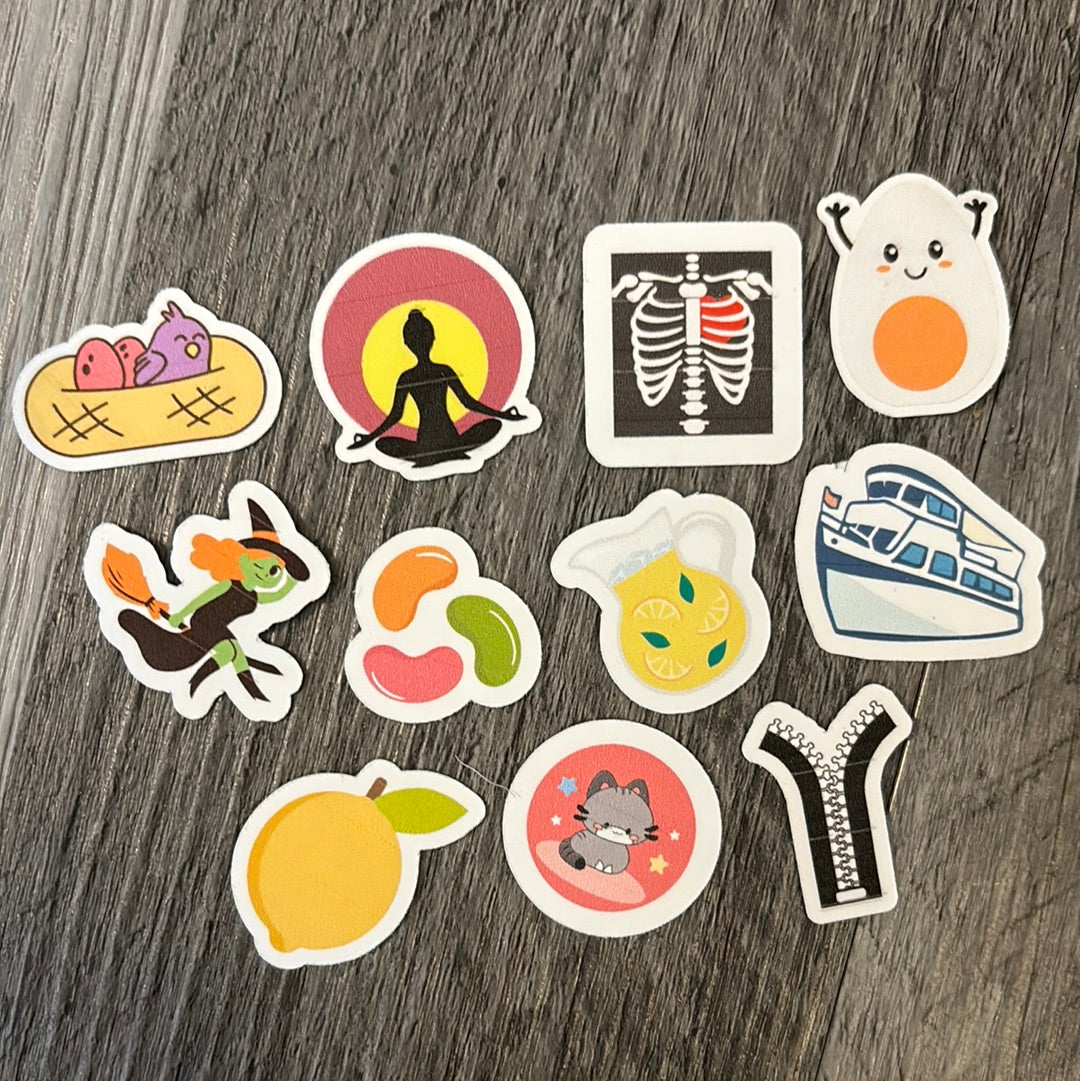 4th series alphabet stickers!