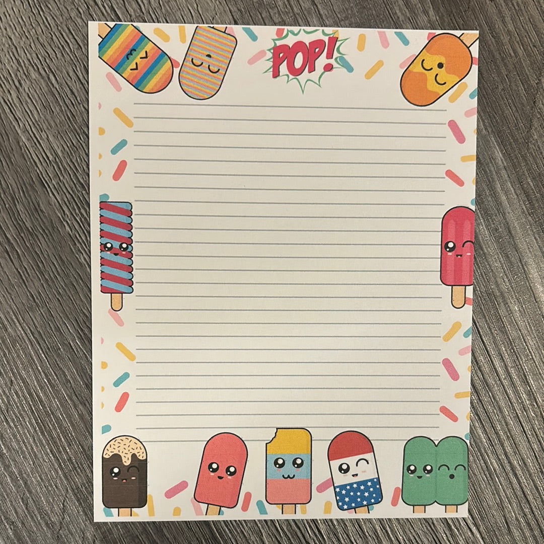 Popsicle stationary!