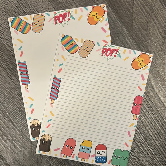 Popsicle stationary!