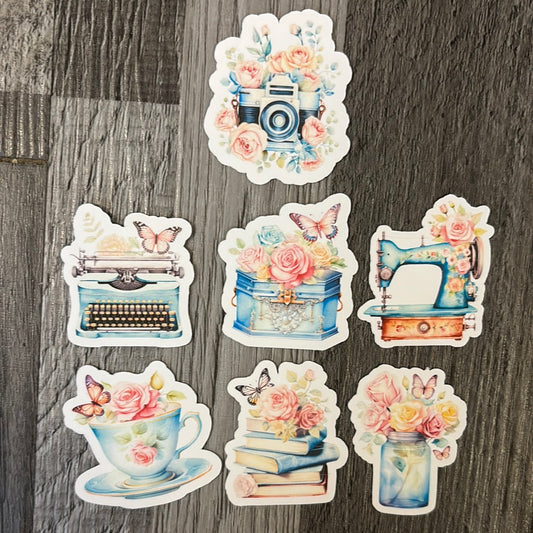 Retro floral & butterfly things!