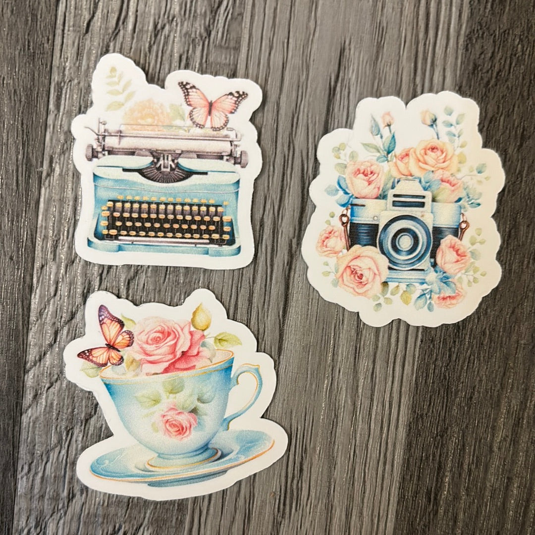 Retro floral & butterfly things!