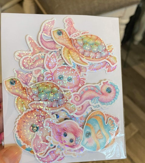 Sparkly sea creature mix!